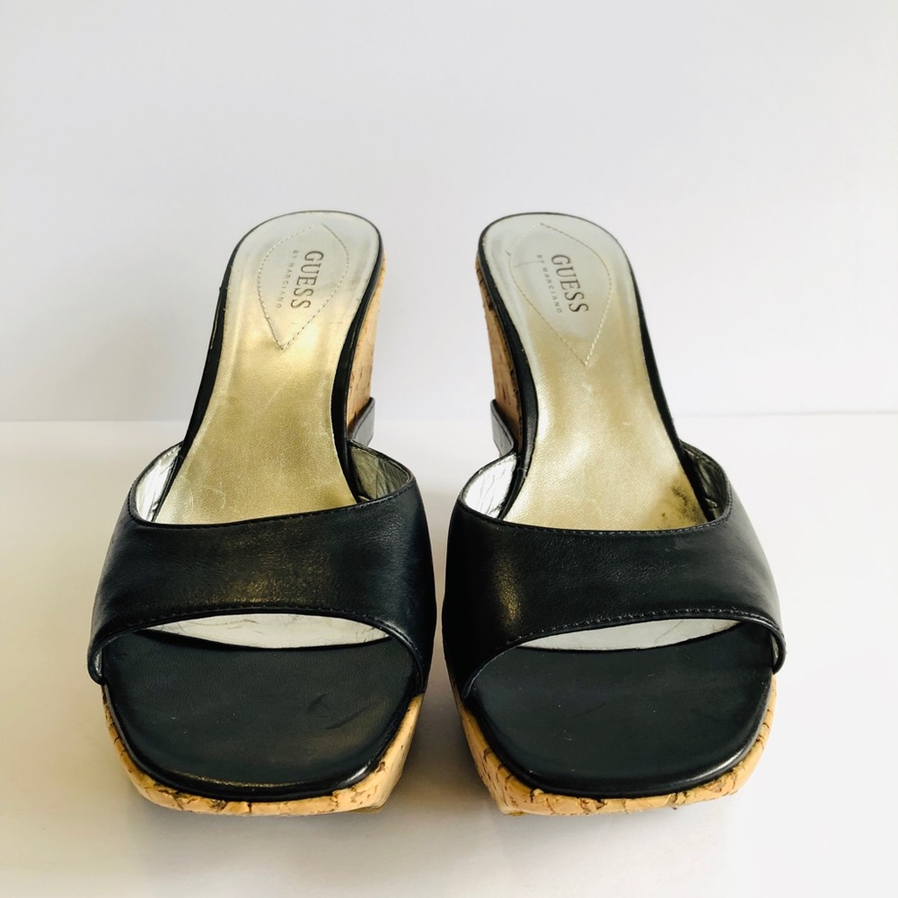 Guess By Marciano Leather Block Wedge - Picture 2 of 6
